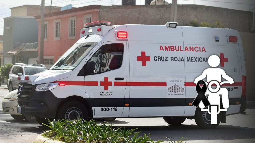 Muere adulto mayor tras accidente en motocicleta en poblado de Durango