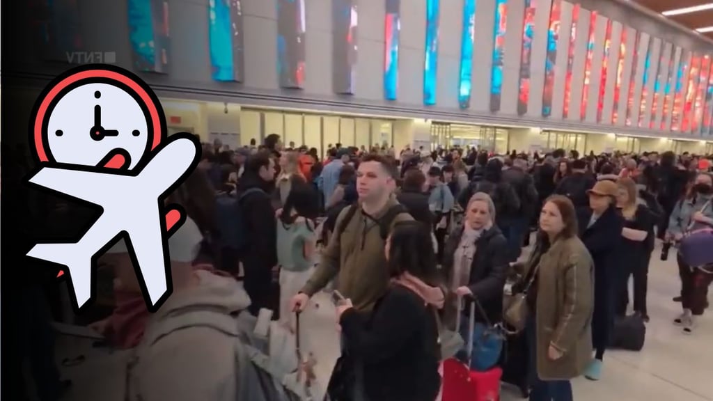 Reportan caos en aeropuertos de EU, por cierre parcial del gobierno