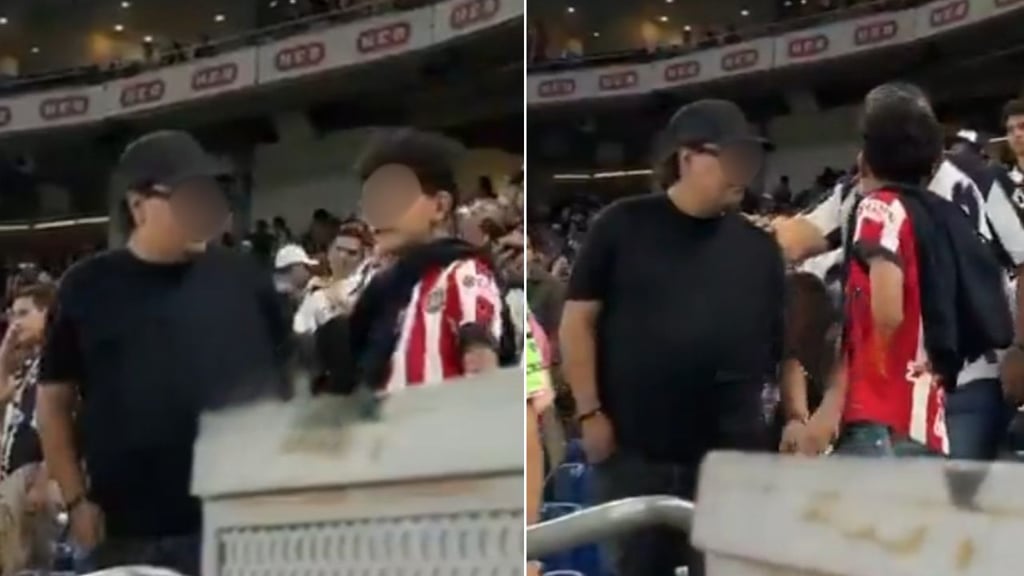 Aficionado agrede a su hijo en encuentro de Chivas y Rayados; padre se defiende, ¿qué dijo?