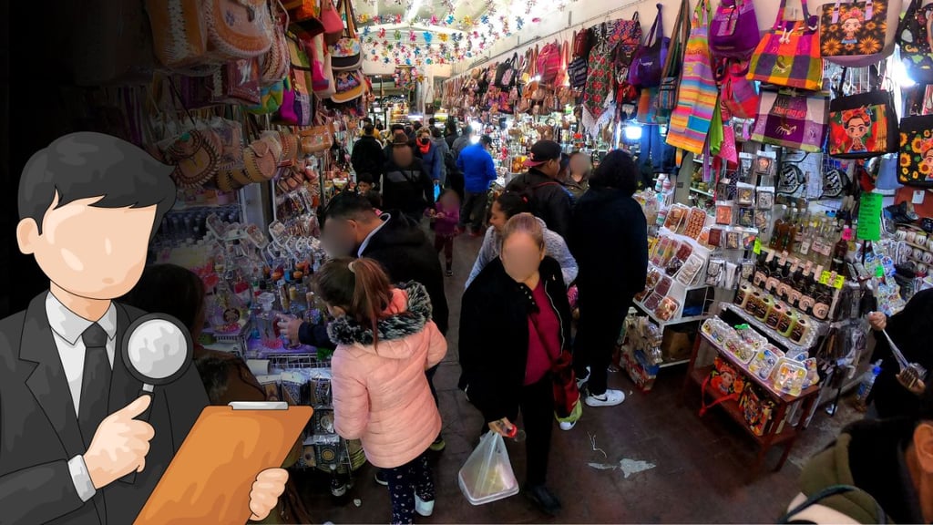 Por obstruir espacios, levantan actas a comerciantes del mercado Gómez Palacio