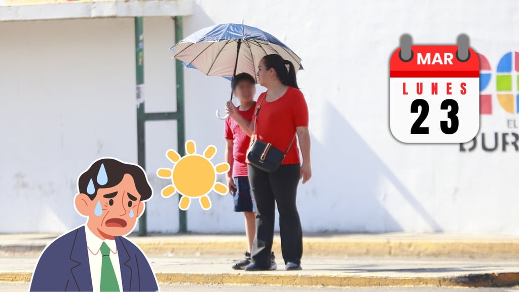 Durango alcanzará hasta 40°C HOY lunes 23 de marzo: ¿cómo será el clima en la capital?