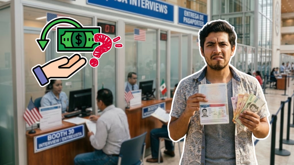 Trámite de visa americana: ¿Qué pasa con tu dinero si no te la aprueban en este 2026?