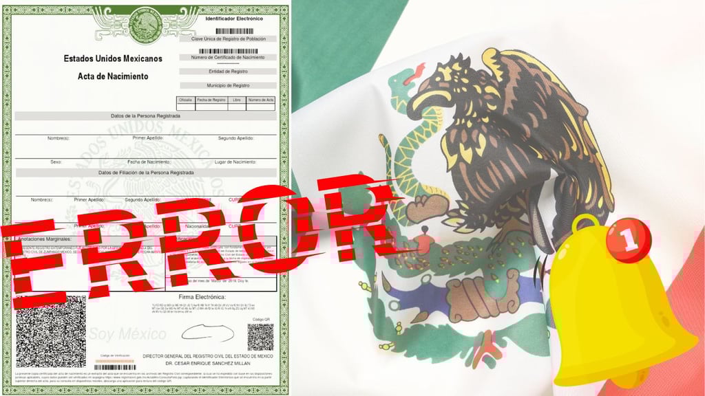 Errores en nombre o fecha: Conoce el proceso para actualizar tu acta de nacimiento