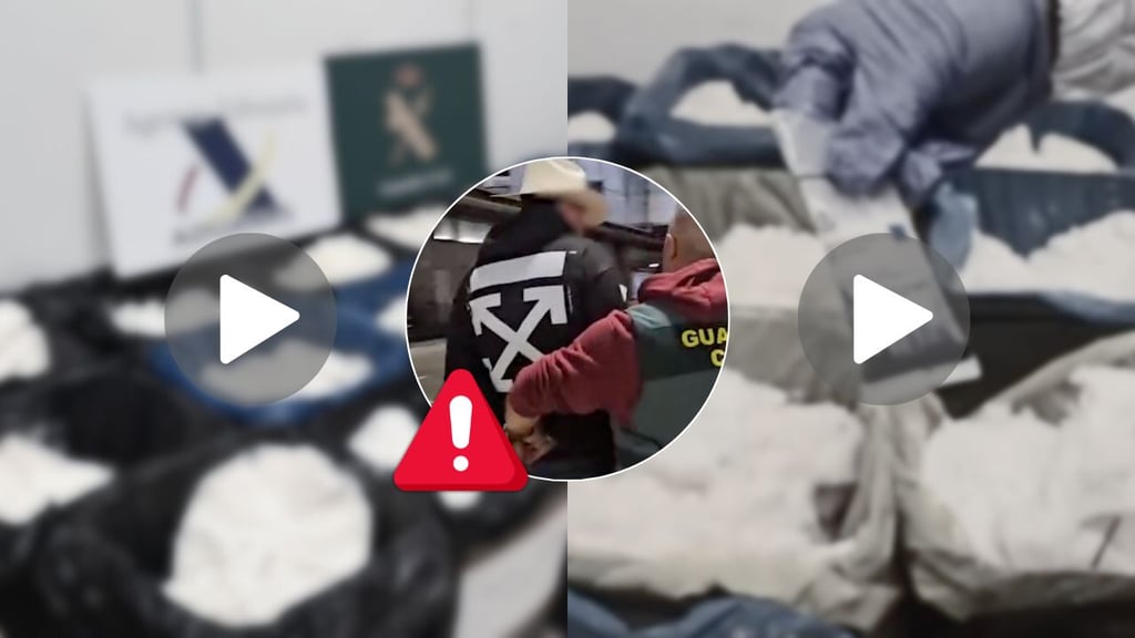 Así incautaron en España más de 600 kilos de droga que procedía de México; hay 5 detenidos