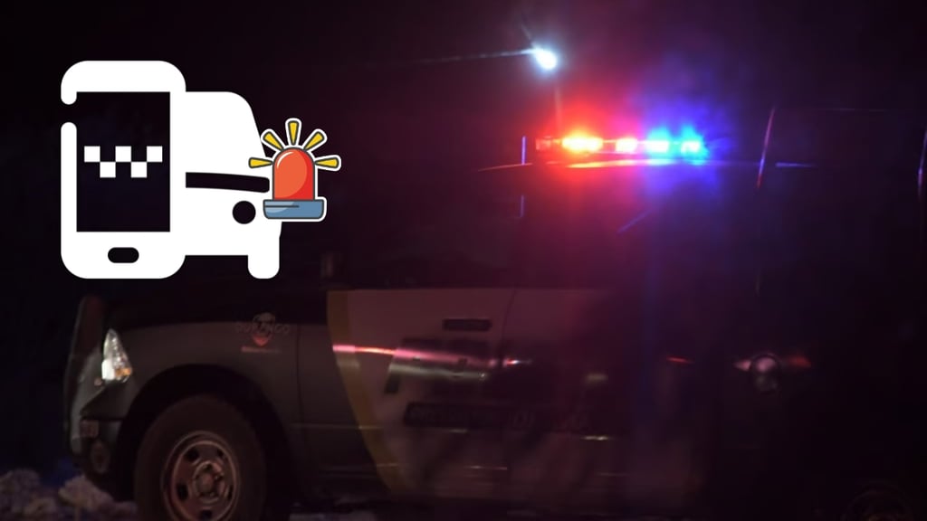 Chofer de plataforma asalta con arma de fuego a una joven en Jardines de Durango