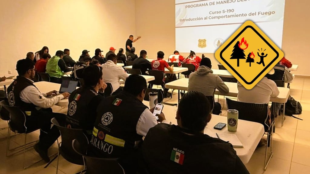 Se capacitan en Durango para proteger la vida de los combatientes en incendios forestales