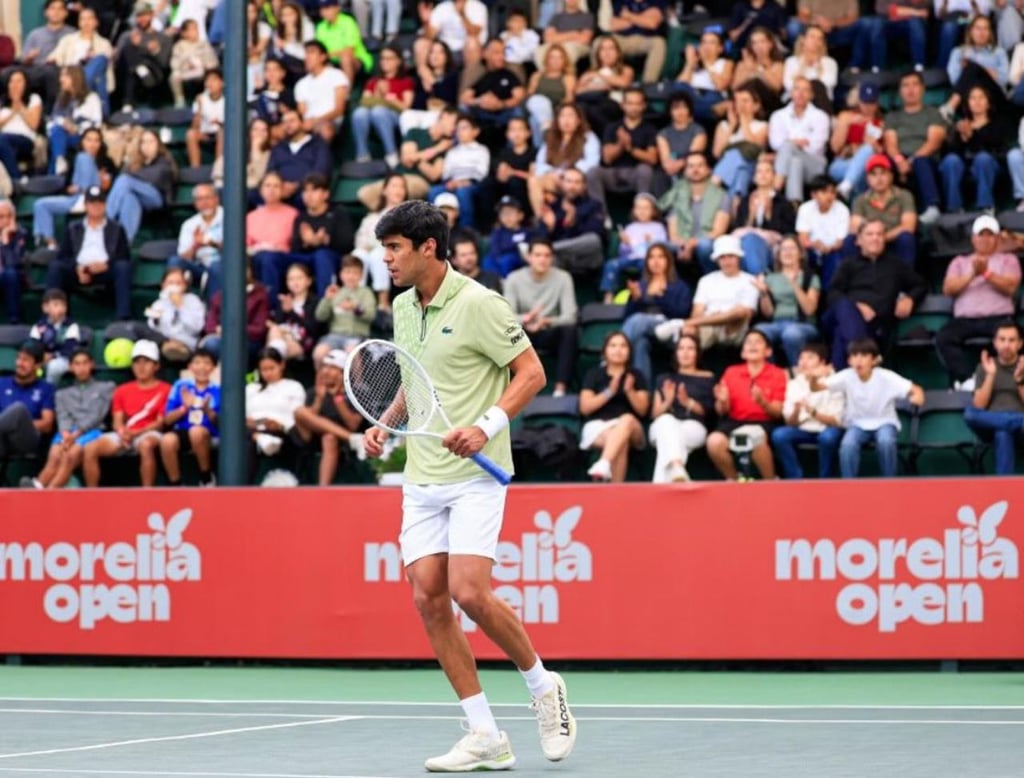 Promesa. Rodrigo es una de las estrellas nacientes del tenis mexicano.