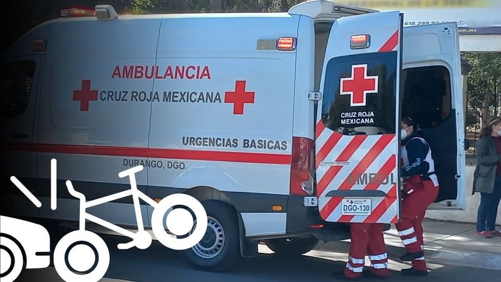 Mujer ciclista es atropellada en bulevar Durango