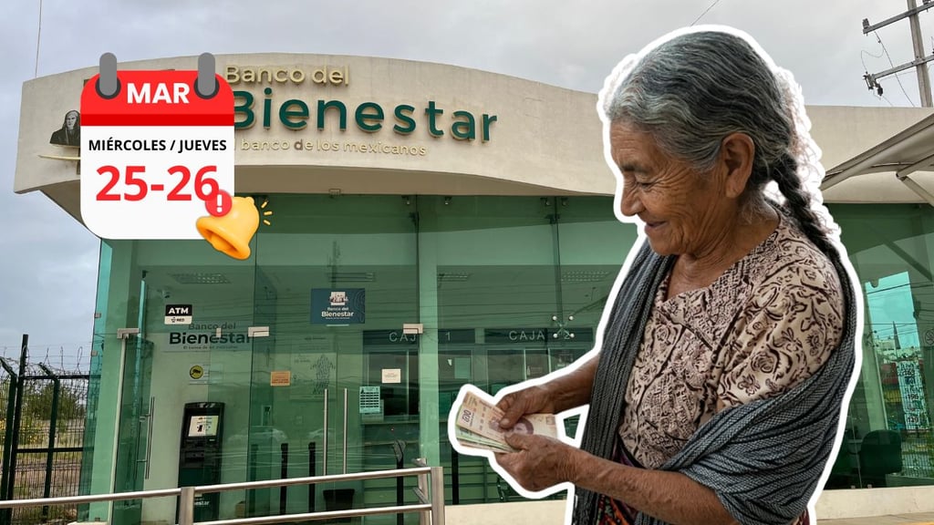 Pensión Bienestar Adultos Mayores: Apellidos que cobran el miércoles 25 y jueves 26 de marzo
