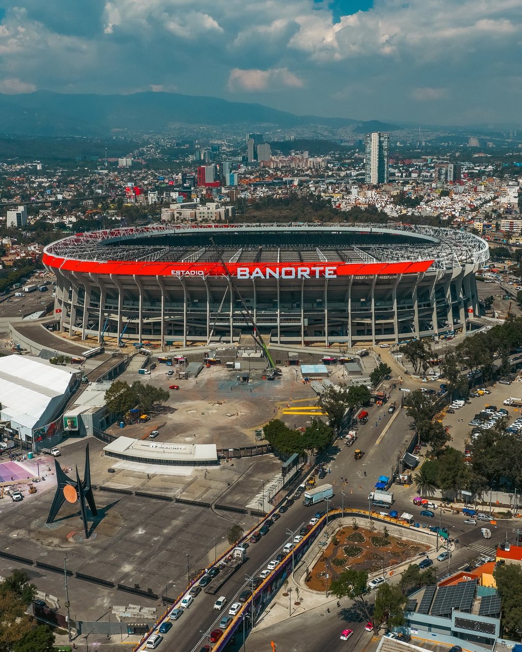 Histórico. El Estadio Azteca será el primer estadio en la historia en albergar tres inauguraciones de la Copa del Mundo; 1970, 1986 y ahora 2026.