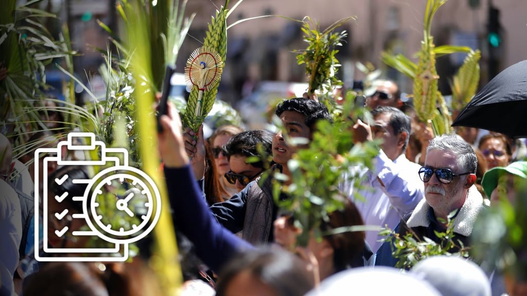 La Semana Santa inicia este domingo; este es el cronograma de actividades en Durango