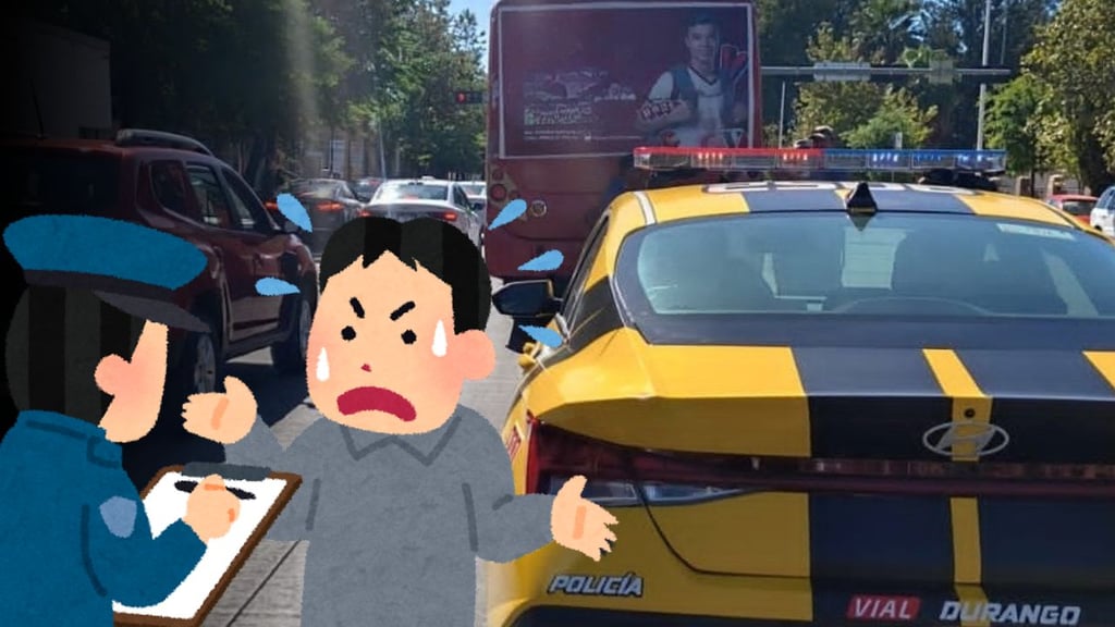 Aplicaron más de 300 multas por omisión de luz roja del semáforo en Durango, del 23 al 29 de marzo