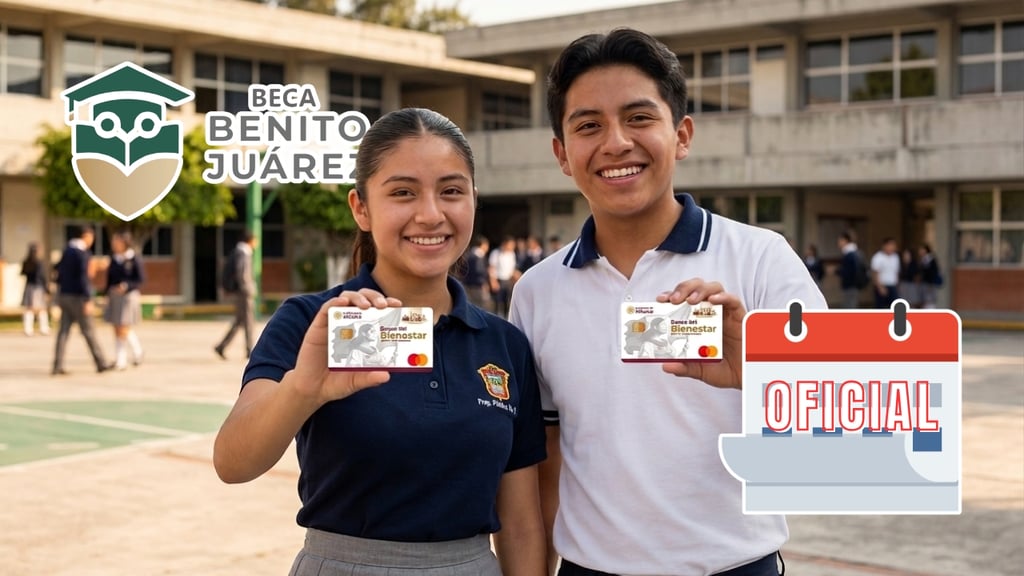 Beca Benito Juárez publica su calendario OFICIAL de pagos para abril 2026