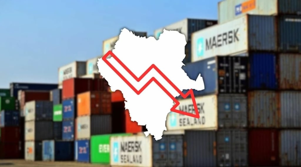 Evolución. Durante el 2025 las exportaciones de productos duranguenses se vieron reducidas con relación a todo el 2024; van dos años con esta tendencia.  