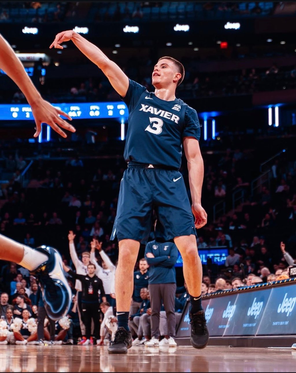 Perfil. El guardia cierra etapa en Xavier Musketeers tras una campaña eficiente y se convierte en pieza atractiva.