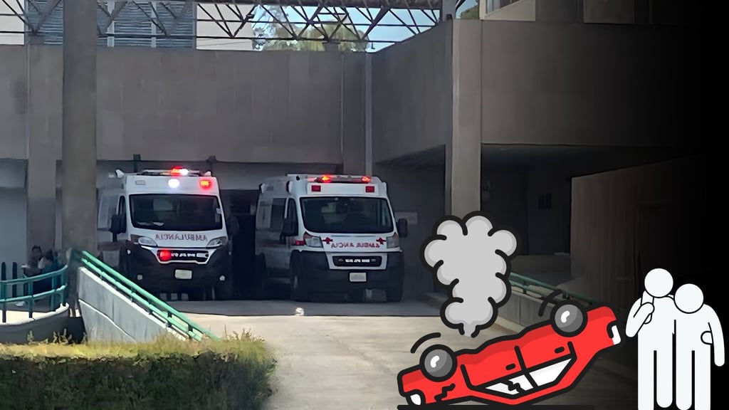 Familia vuelca sobre la libre Durango-Mazatlán; hay tres lesionados