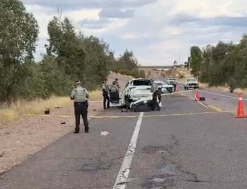 Accidente. El percance se registró en el kilómetro 144+200 del tramo Sombrerete-Sain Alto, en Zacatecas.