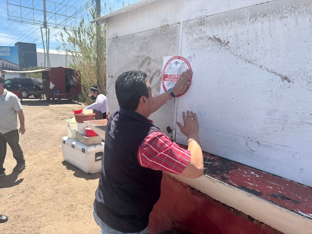 Cierre temporal. El análisis realizado tras un muestreo de alimentos confirmó que los productos no eran aptos para consumo humano.