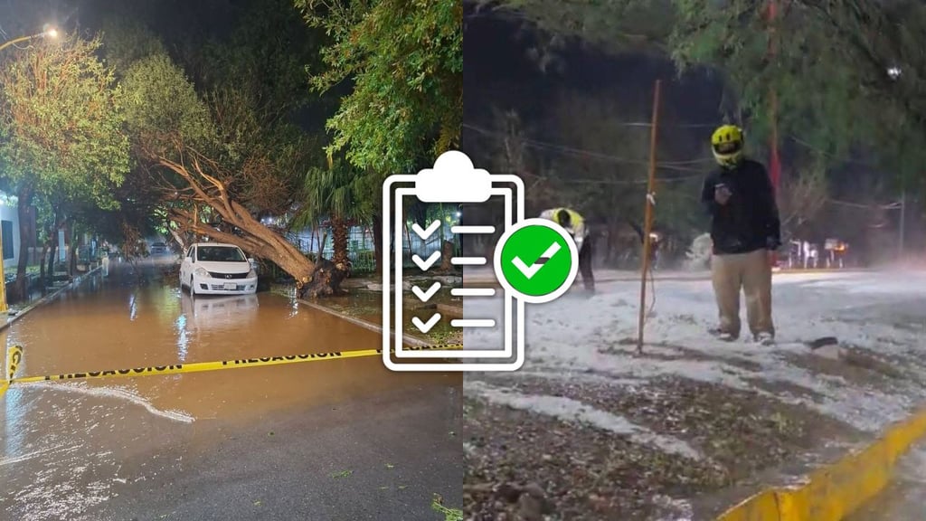 Plan DN-III-E está activo en Lerdo tras tromba y granizo registrados el sábado