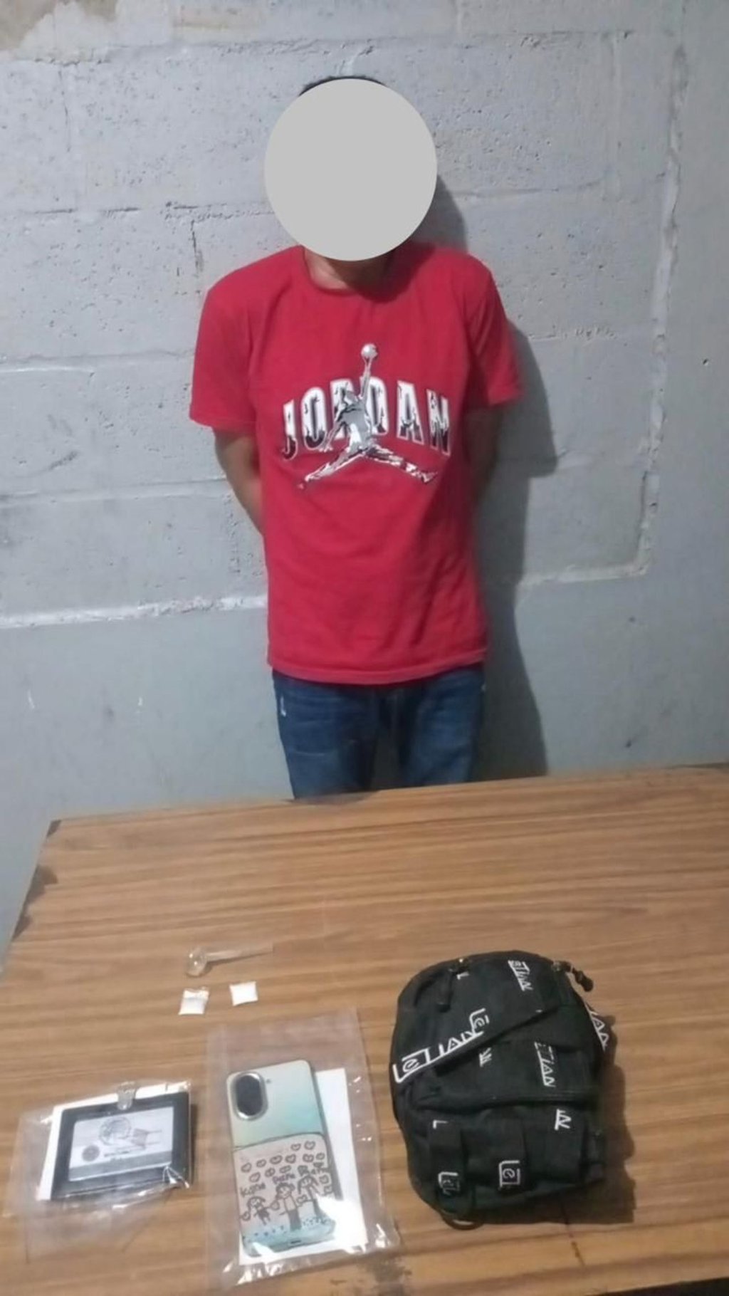 Seguridad. El reporte estableció que la detención se derivó de un patrullaje y que cuando vio a los policías intentó correr, pero fue alcanzado metros más adelante.