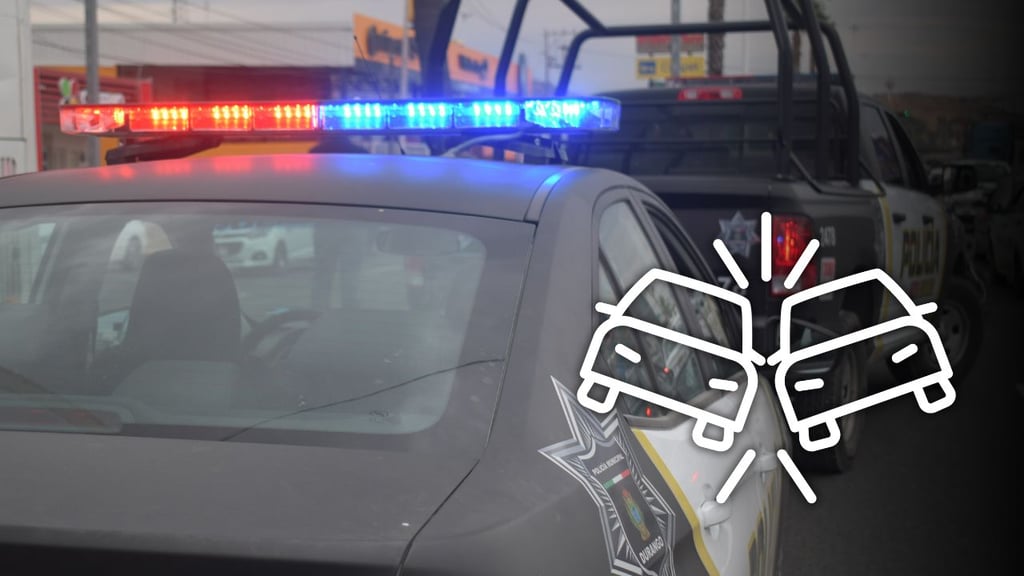 Choque lateral cerca de bulevar Domingo Arrieta deja daños materiales