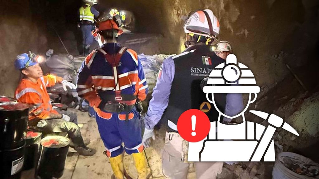 Rescatan con vida a minero duranguense tras 13 días atrapado en El Rosario, Sinaloa