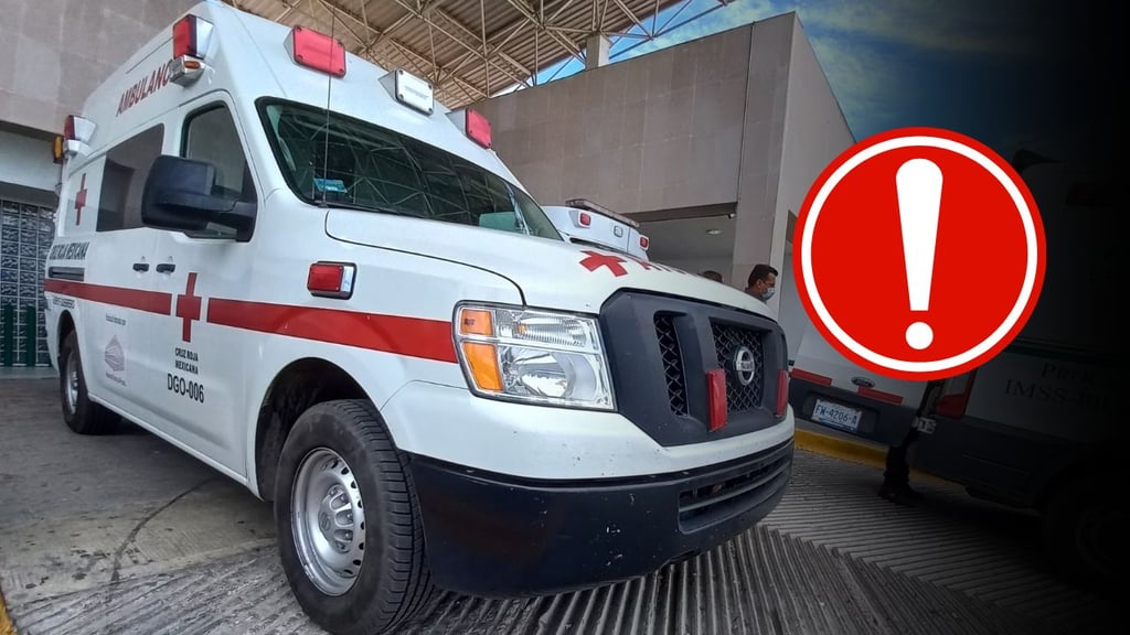 Dos personas son hospitalizadas por intentar terminar con su vida en Durango