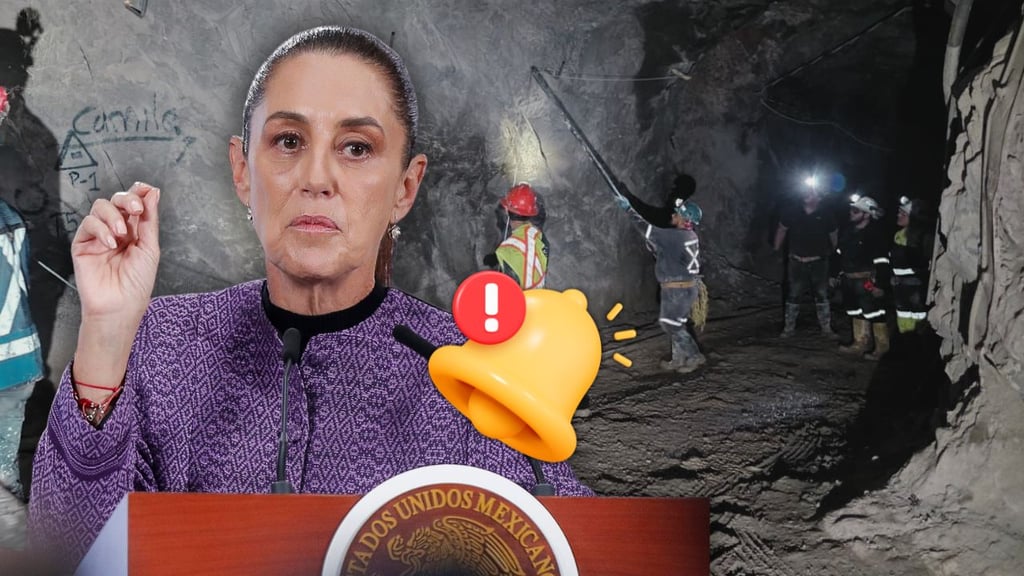 Aclara Sheinbaum que minero duranguense permanece dentro y siguen labores para rescatarlo