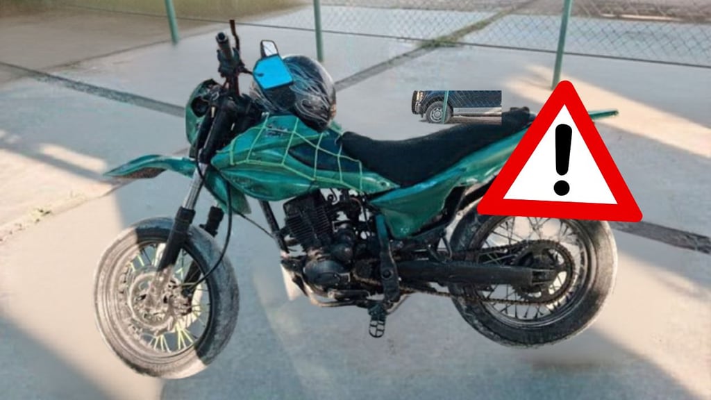 Recuperan en Gómez Palacio una moto que fue robada