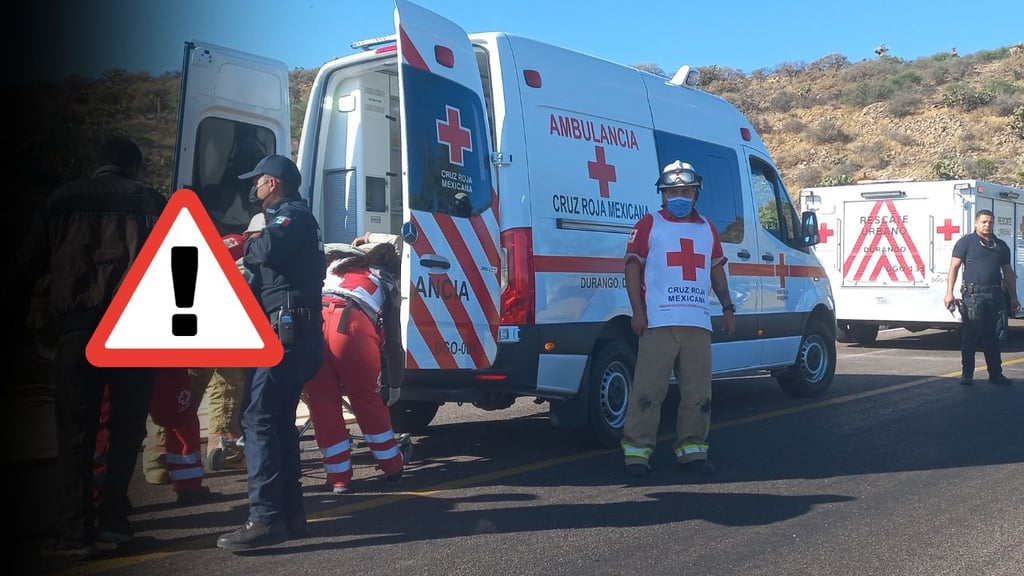 Joven está grave tras volcar el coche que conducía en la Durango–Gómez Palacio