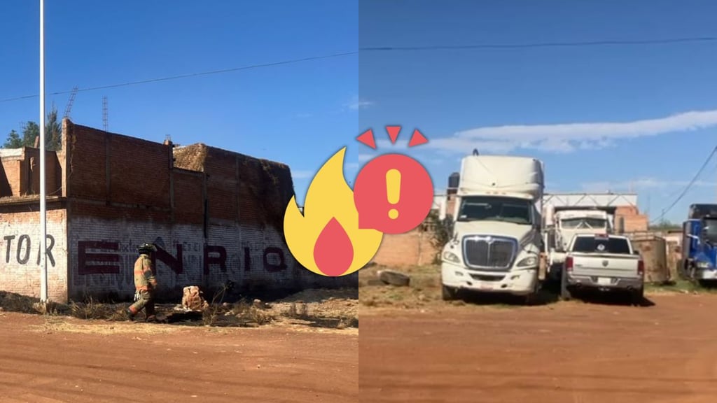 Fuego estuvo a punto de incendiar un tractocamión en las Chulas Fronteras