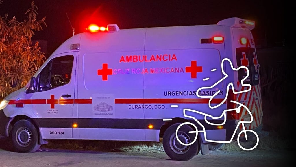 Motociclista resulta lesionado tras caída en La Ferrería