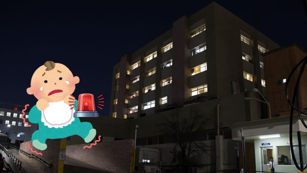 Bebé ingresa al Materno Infantil tras sufrir fractura de cráneo por una caída