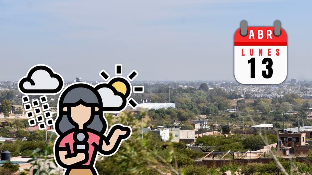 Tras mañana fresca en Durango, ¿cómo será el clima la tarde de HOY lunes 13 de abril?