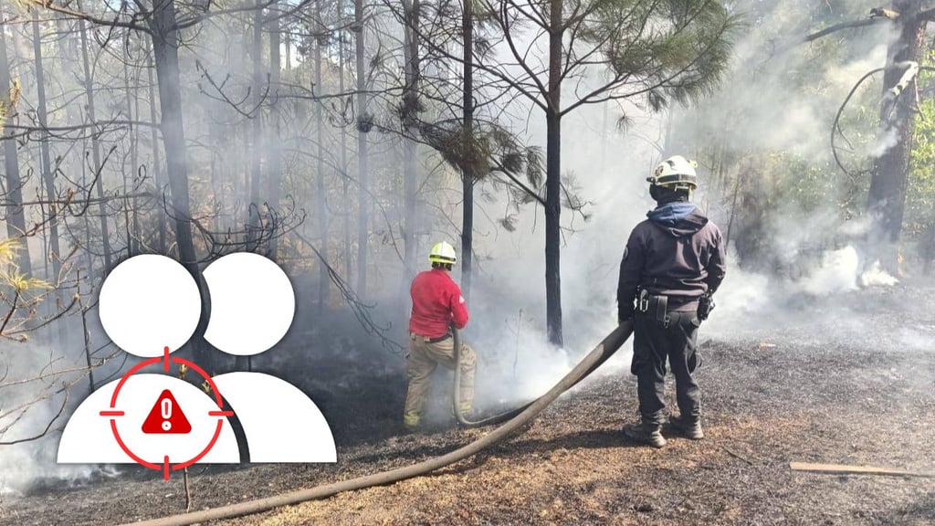 Detectan a dos personas que provocan incendios forestales en Durango