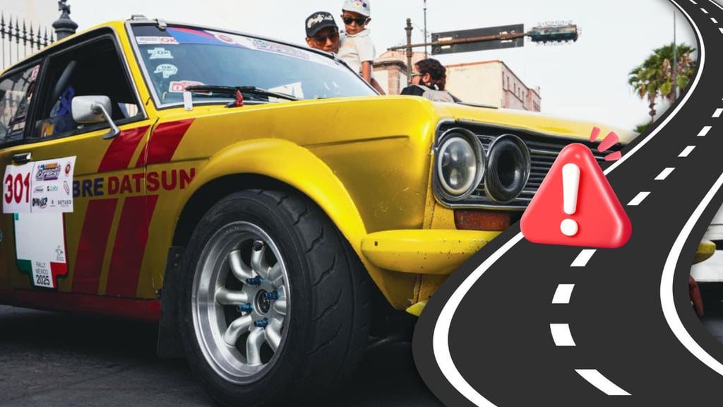 Cierran tramo carretero en Santiago Papasquiaro por el Rally Durango Express