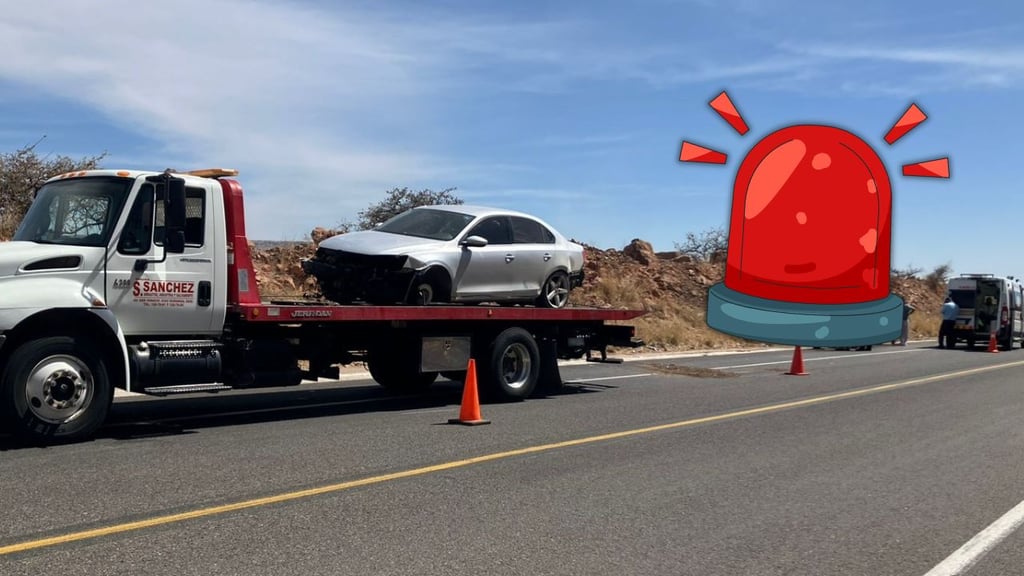 Automovilista sufre accidente en Periférico Norte de Durango