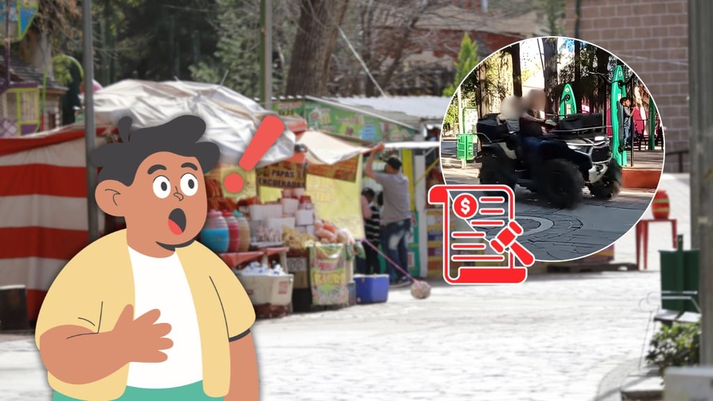 ¿De cuánto es la multa por circular en moto en espacios públicos y recreativos de Durango?