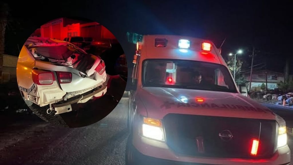 Aparatoso choque múltiple en Canatlán deja cuantiosos daños materiales