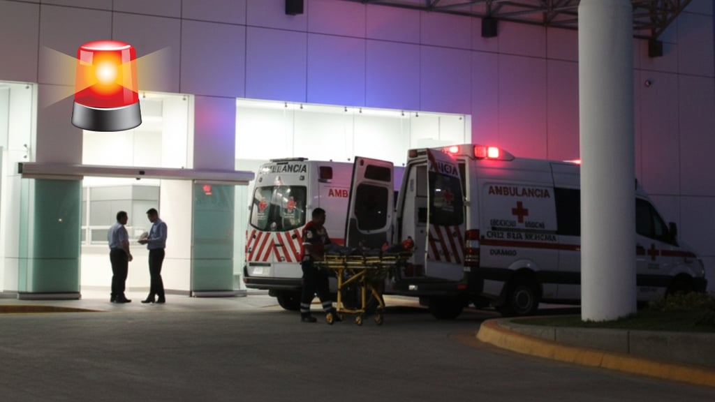 Motociclistas resultan lesionados al ser impactados por vehículo en sentido contrario en Durango