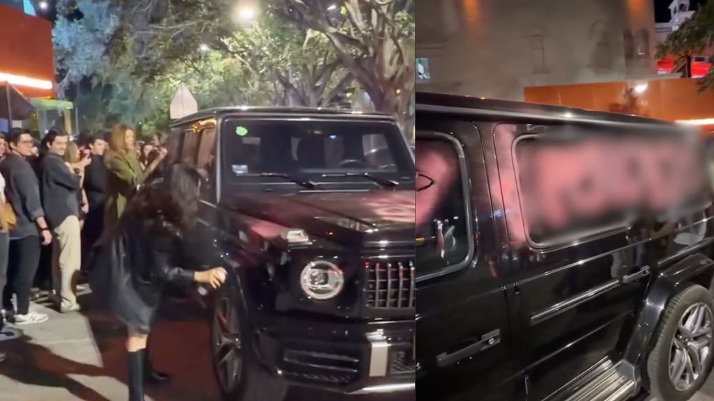 'Para que aprenda', dos mujeres pintan camioneta Mercedes Benz tras presunta infidelidad | VIDEO