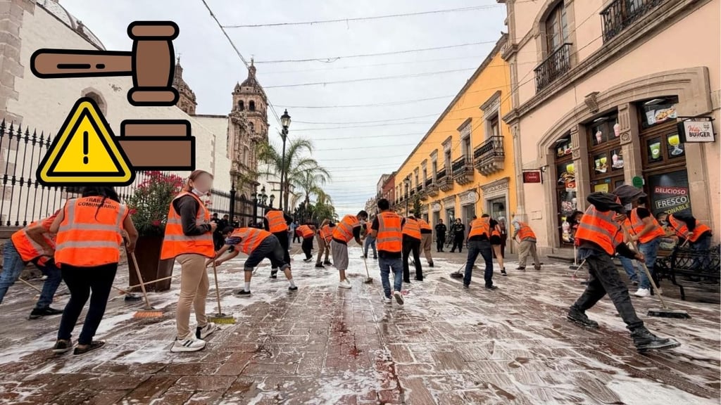 Limpian corredor Constitución infractores en Durango