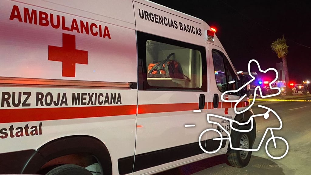 Motociclista es impactado por camioneta en Nuevo Ideal; dos lesionados