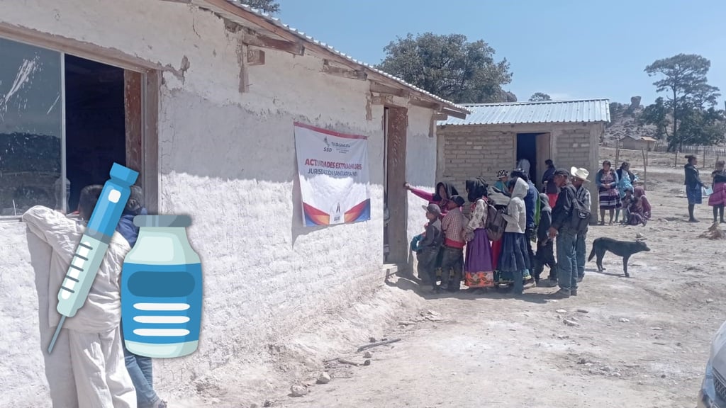 Refuerzan vacunación contra sarampión en el sur de Mezquital