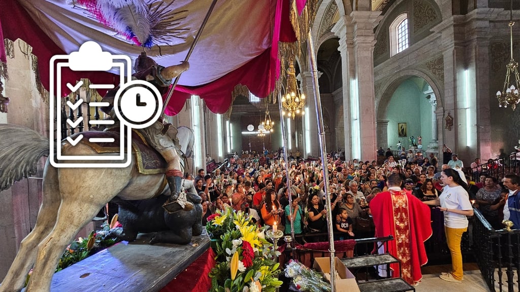 Programan actividades por el día de San Jorge, patrono de la ciudad de Durango: esta es la agenda