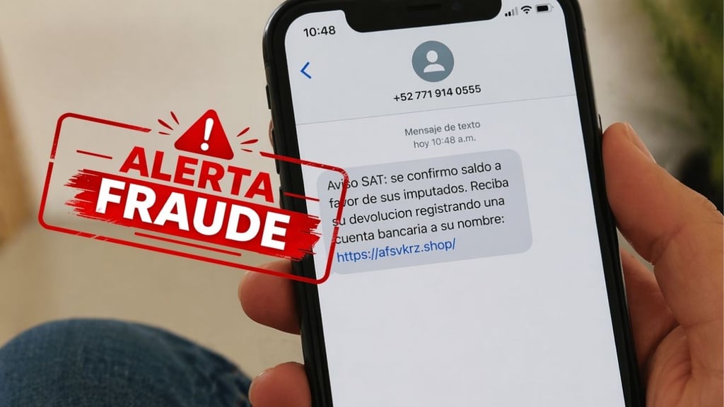 SAT alerta por fraude con falsos mensajes de devolución de impuestos