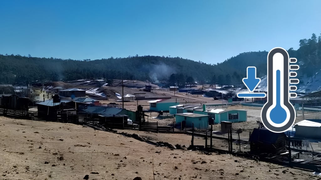 La Rosilla registró -5 grados este martes; resto de Durango amaneció con temperaturas positivas