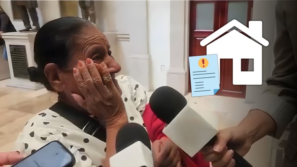Adulta mayor denuncia que le quitaron su vivienda en la Morga y ahora duerme en la vía pública