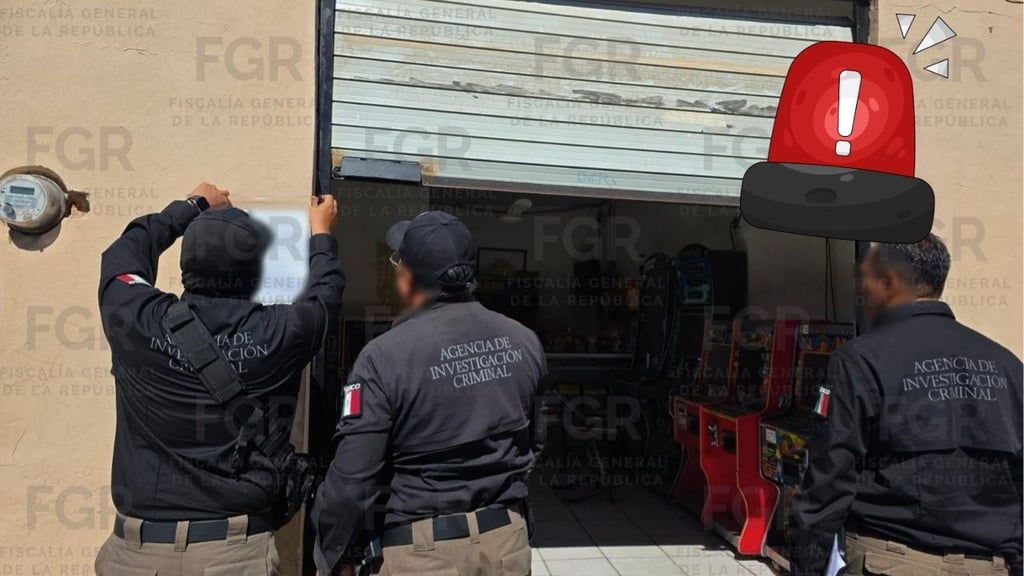 Aseguran 14 tragamonedas en cateo Federal en la colonia Valle del Guadiana