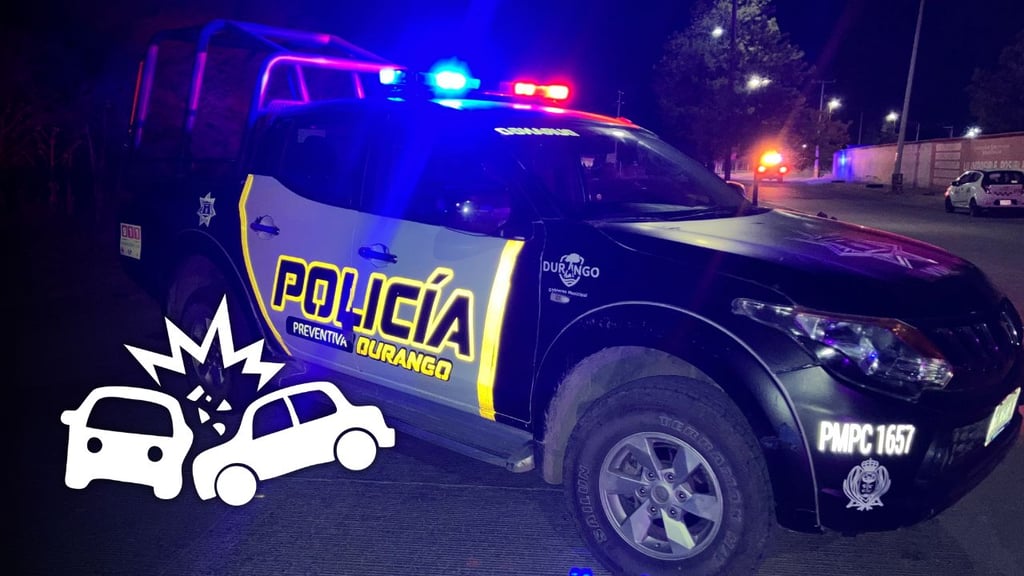 Choque de unidad de la PID cerca de bulevar Sahuatoba deja varios daños materiales